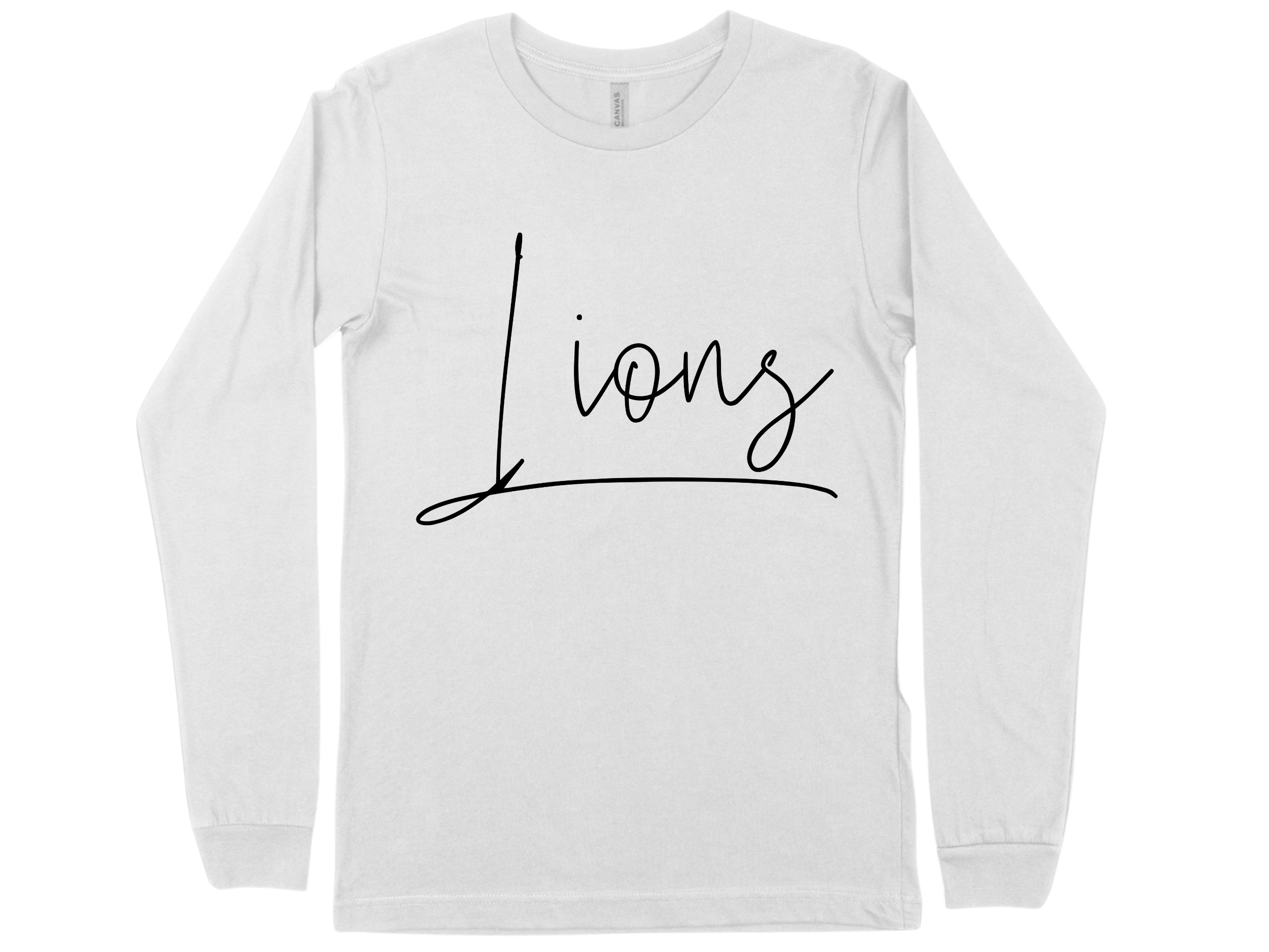 Lions_- White Long Sleeve  Main Image